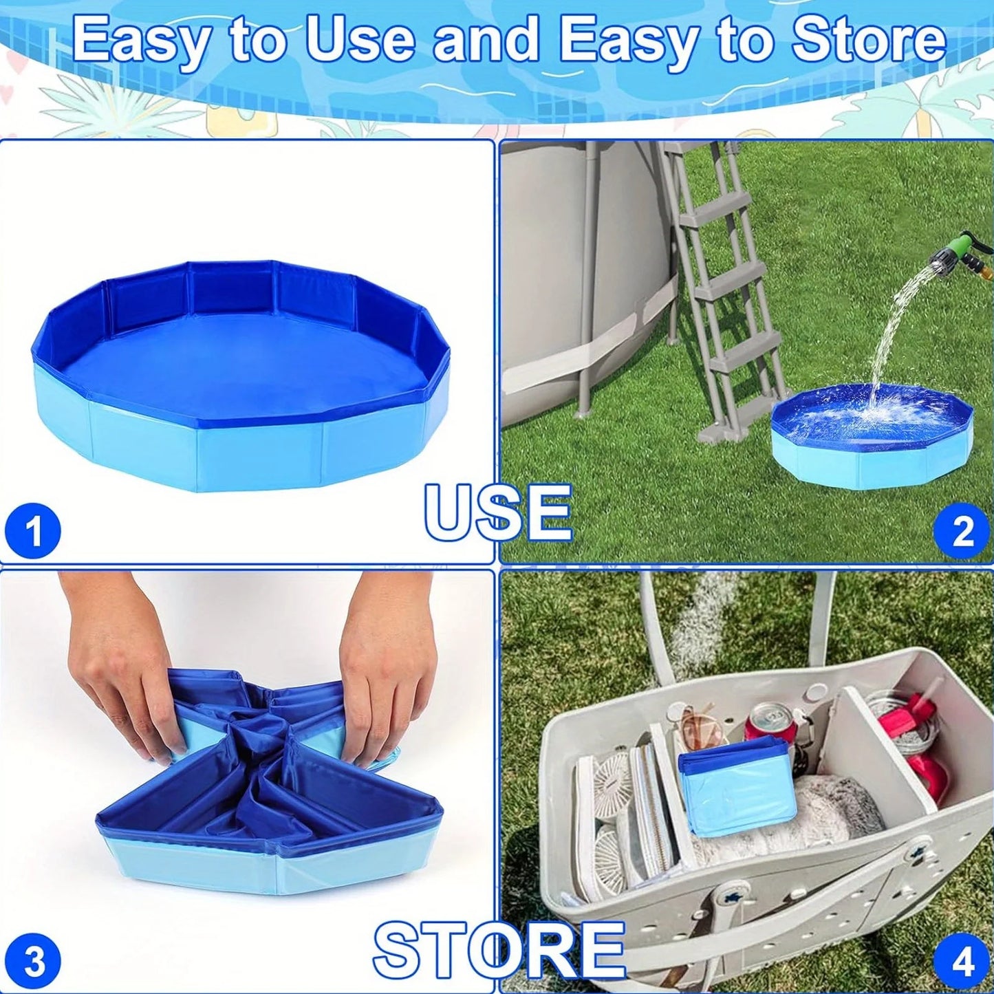 Maintains all key specifications (portable, folding/foldable, foot bath, PVC composite, bucket)