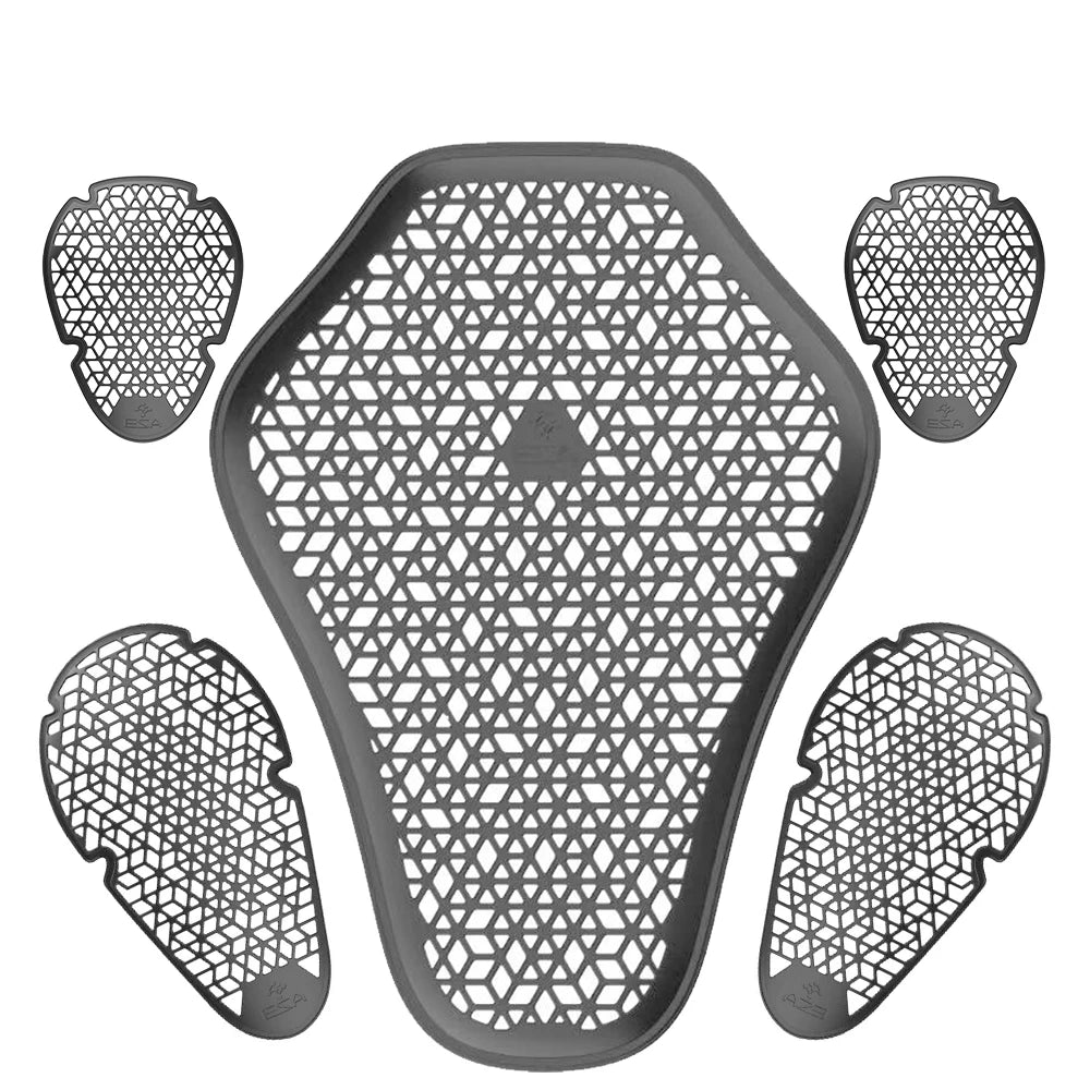 CE Certified Motorcycle Armor - Lightweight Ergonomic Impact Protection for Riding Jackets