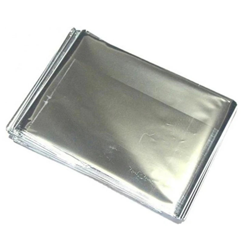 Mylar Emergency Thermal Blanket - Space Foil Heat Retention for Outdoor Survival, First Aid, Camping & Mountaineering
