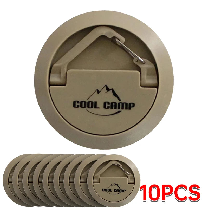 Multi-Purpose Magnetic Camping Hook - Portable Tent Ceiling Clamp with Suction Cup for Outdoor Rope & Lamp Storage