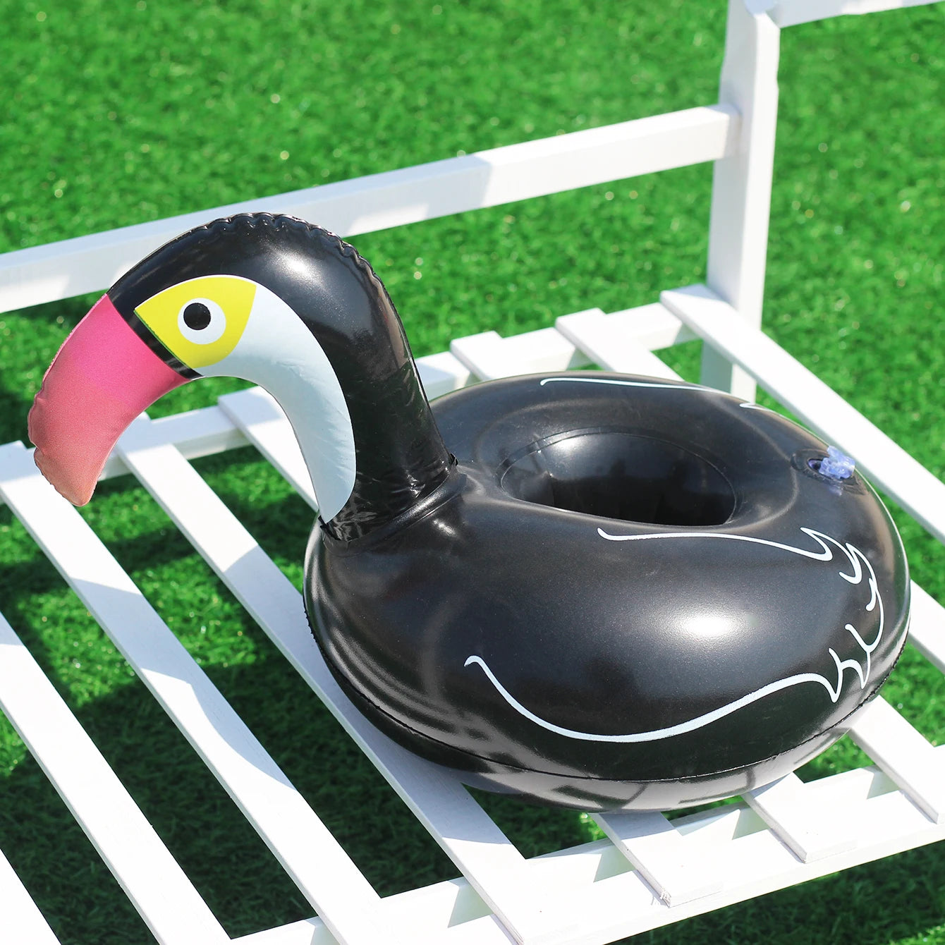 Inflatable Cup Holder Set - 5/10PCS Swimming Pool Drink Holders, Floating Beverage Coasters for Summer Pool Parties
