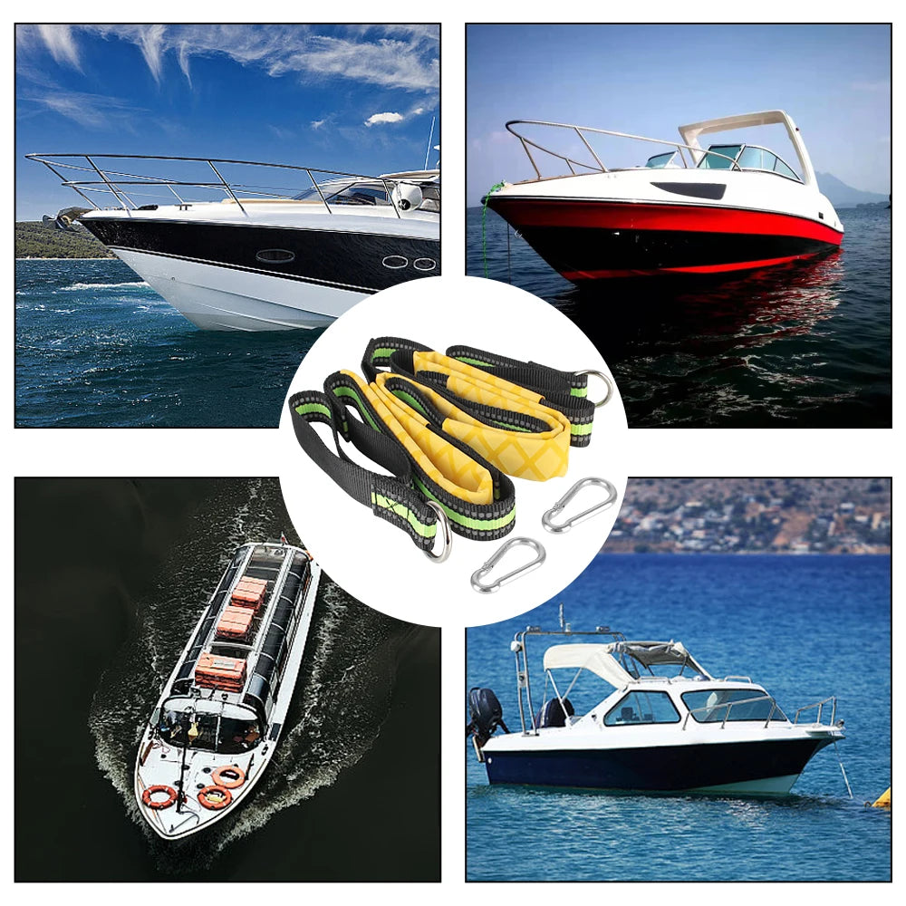 Marine Boarding Ladder - Folding Rope Ladder for Boats & Yachts (3/4/5 Steps)