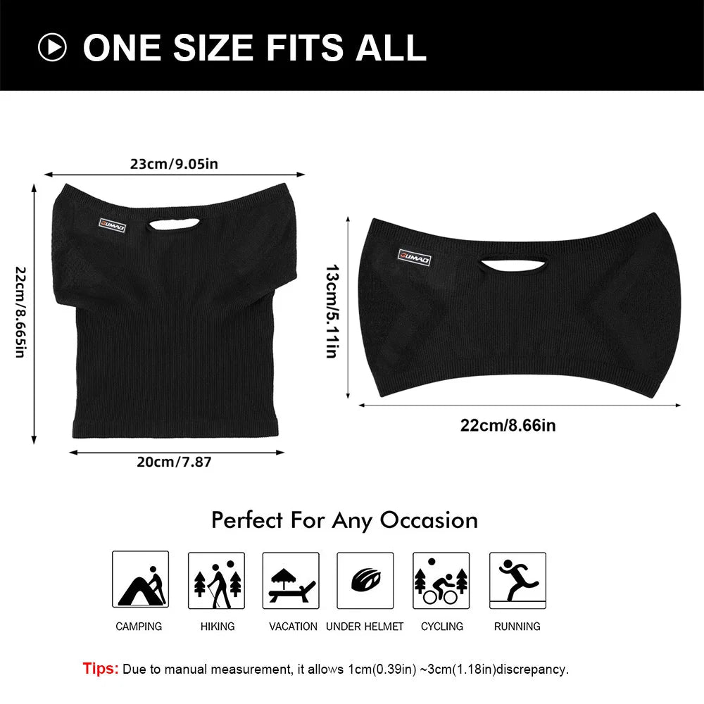 Breathable Sport Bandana - Sun Protection Face Cover for Cycling, Hiking, Running | Reusable Neck Gaiter Scarf for Men