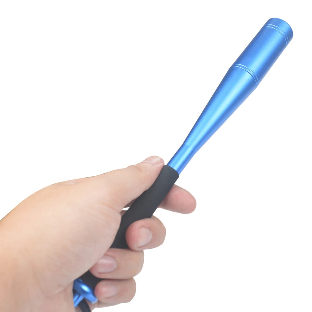 Professional Aluminum Alloy Fish Hammer - 24.7cm Fishing Priest with EVA Non-Slip Handle