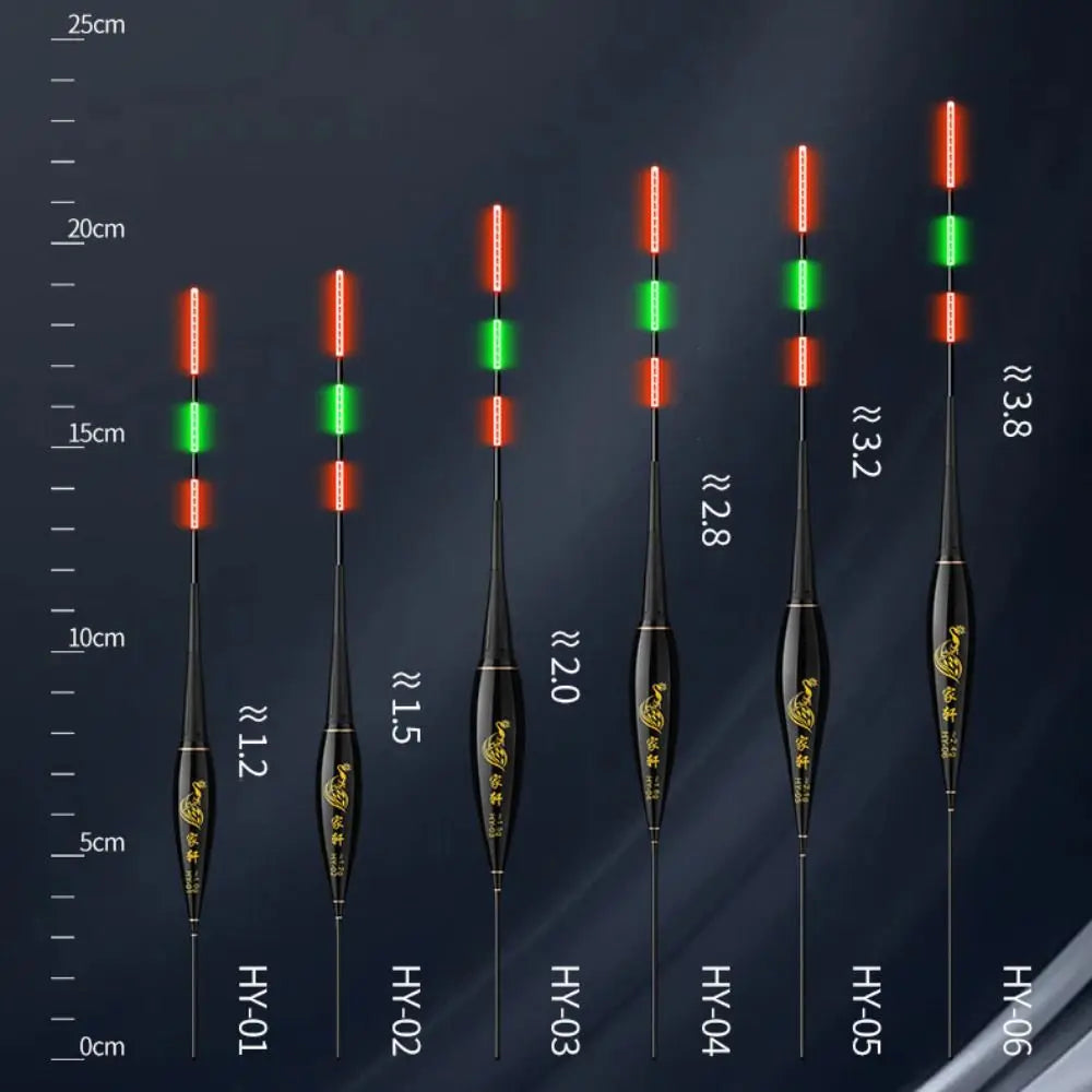 LED Fishing Float with Gravity Sensor - Night Fishing Strobe Light with Long Tail and High Sensitivity Buoy