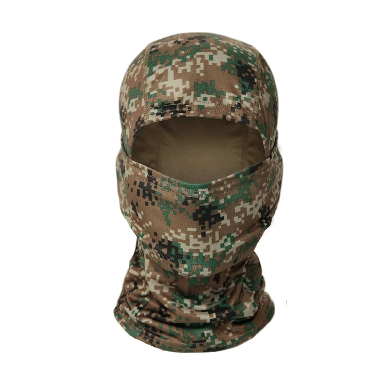 Multi-Sport Camouflage Face Mask - Full Coverage Balaclava for Cycling, Hunting, Hiking, Skiing & Motorcycle Riding