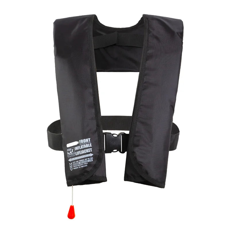 Adult Auto-Inflatable Life Jacket - Manual PFD 150N for Water Sports, Fishing & Rafting
