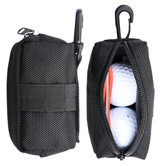 Waterproof Golf Ball Bag with Clip, Tee Holder, and Ball Pocket - Lightweight and Durable
