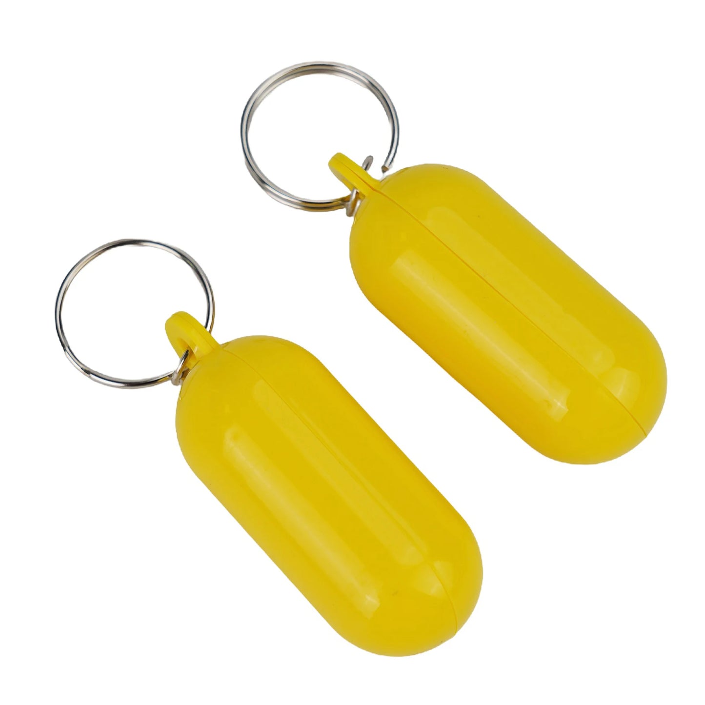 Marine Floating Keychain Set - 2 Pack Buoyant Key Ring Fenders for Boats, Kayaks & Sailing