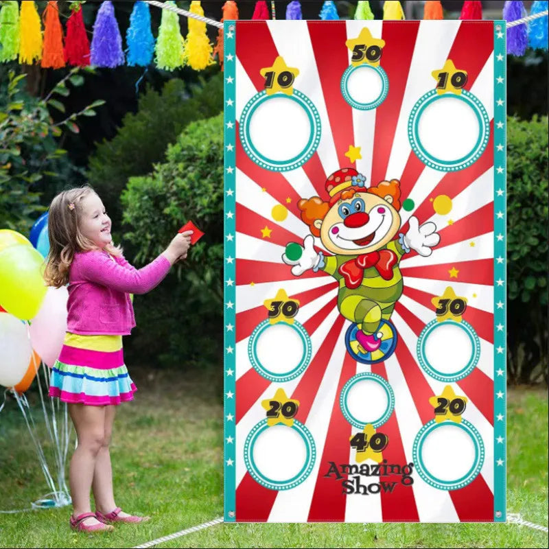 Funny Play Bean Bags Toy Game - Safe Tossing Throwing Bags for Adults Children Outdoor Xmas Party Carnival Games Toys for Children