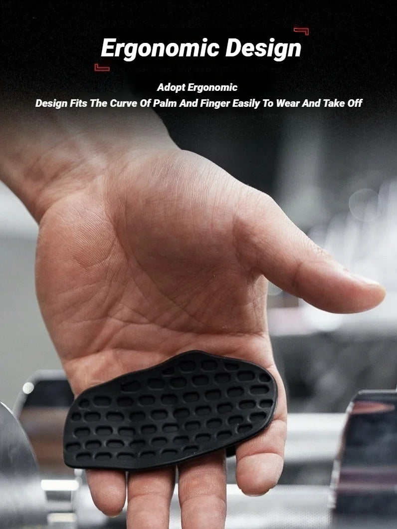 Flexible Fingerless Workout Gloves - 2 Pack Weight Lifting Grips for Men & Women Gym Training, Pull-Ups & Bodybuilding