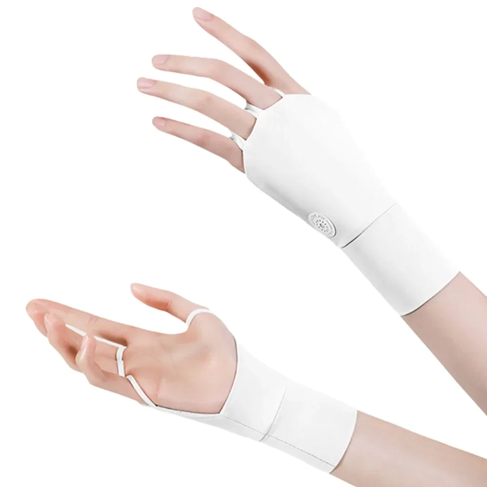 Women's Half-Finger Golf Gloves - UV Protection Ice Silk with Breathable Hollow Palm Design for Outdoor Sports