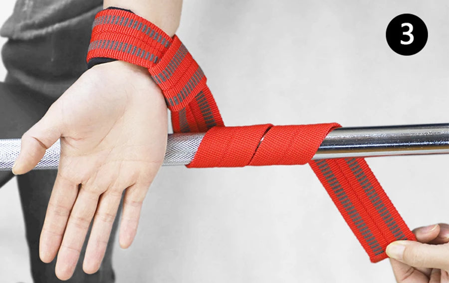 Weight Lifting Wrist Straps - Strength Training & Exercise