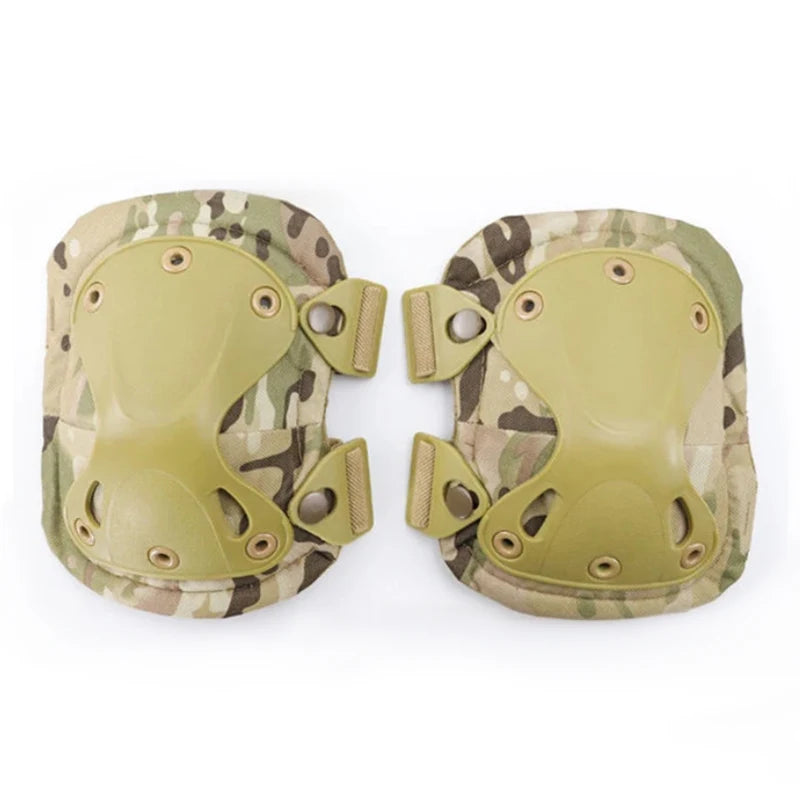 4-Piece Tactical Protective Gear Set - Knee & Elbow Pads for Outdoor Sports, Cycling, Mountaineering & Hiking
