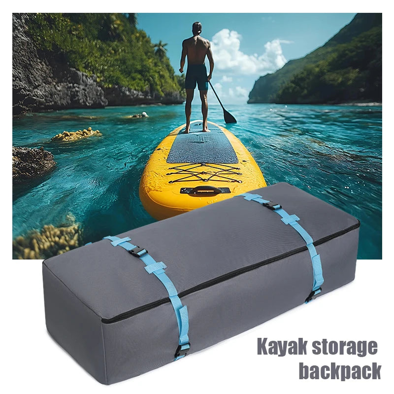 Multi-Purpose Outdoor Adventure Kit - Large Capacity Mountaineering Backpack with Shoulder Strap, Tent Accessories, Cosmetics Organizer, Inflatable Surfboard, SUP Paddle Board Bag