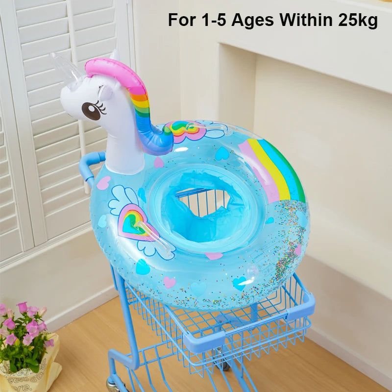 ROOXIN Adult Inflatable Swimming Ring - Pool Float Tube with Seat Design for Water Play and Beach Parties