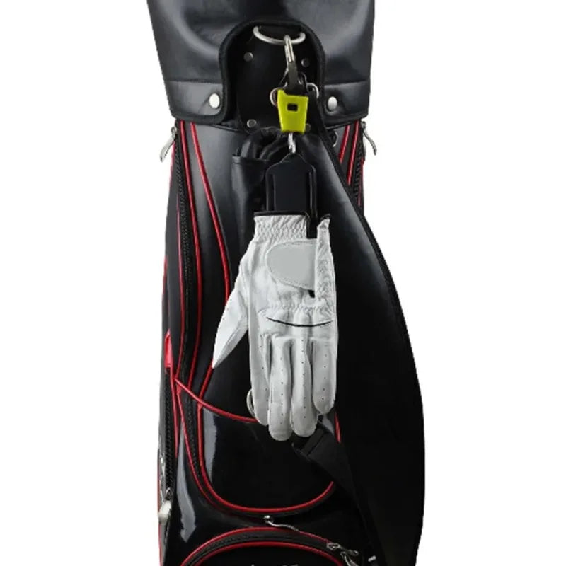 Portable Golf Glove Display Rack - Plastic Hanger Stand with Keychain for Golf Glove Storage and Organization