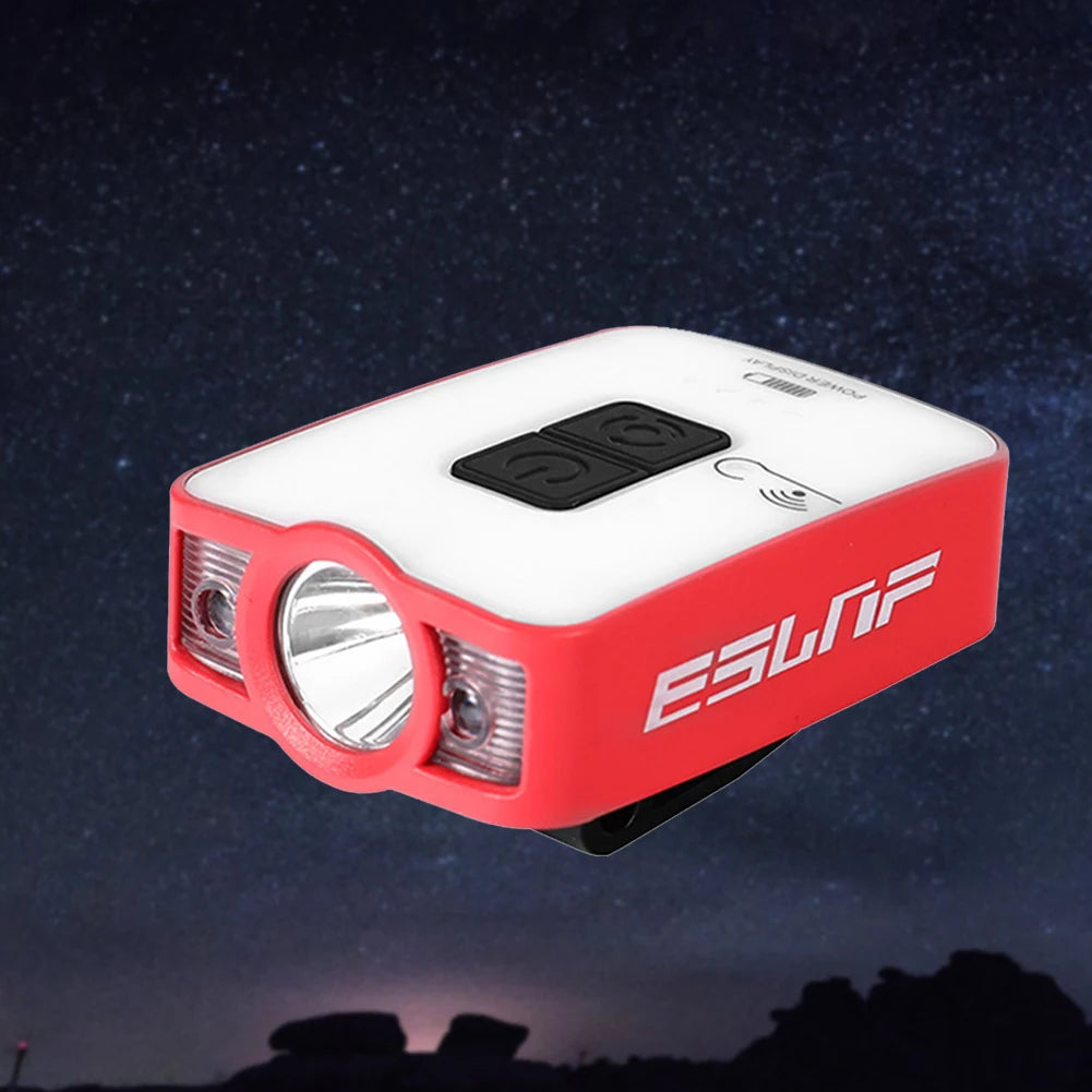 Rechargeable LED Hat Clip Light - XPG+COB 200LM Outdoor Headlamp with 1200mAh Battery, USB/Type-C Charging for Hiking, Emergency & Car Use