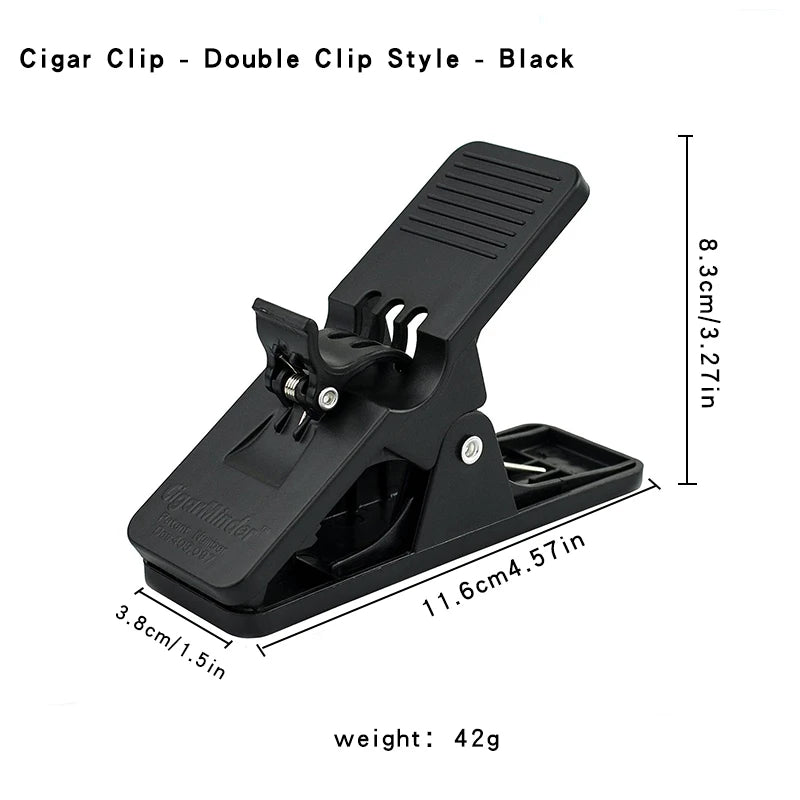 Golf Course Cigar Holder Set - Double Portable Plastic Cigar Holders - Premium Golf Accessories