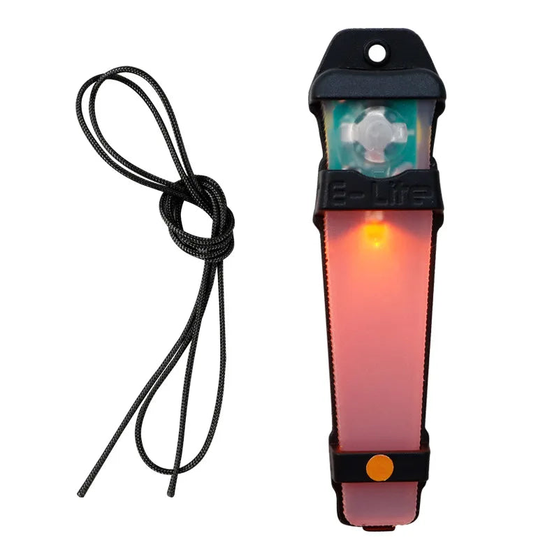 BOOIU Tactical Safety Helmet Light - Waterproof IR Strobe Signal Lamp for Outdoor Survival, Hiking & Cycling