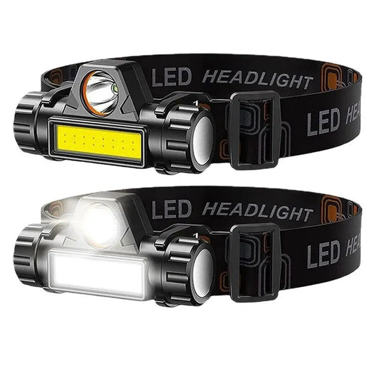 Rechargeable COB LED USB Headlamp - Professional Series