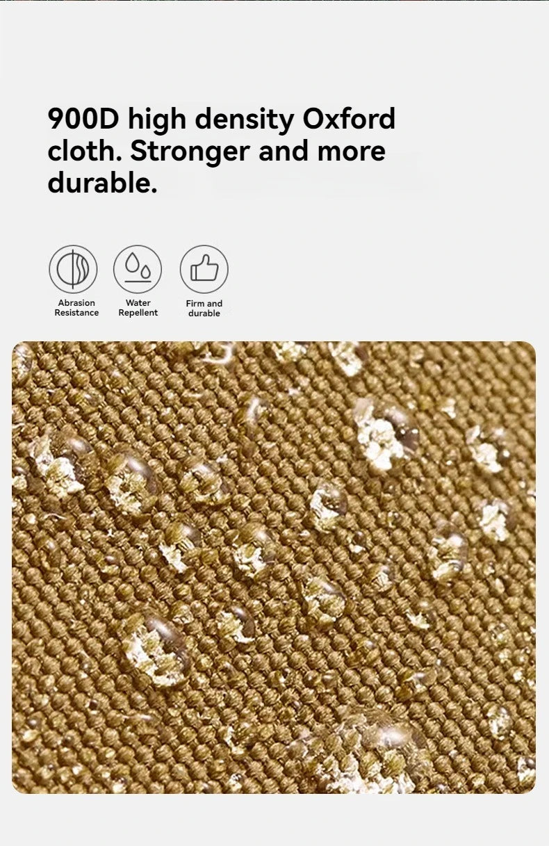 Premium 900D Waterproof Thermal Picnic Cooler Bag - Large Camping Travel Organizer for BBQ & Outdoor Family Activities