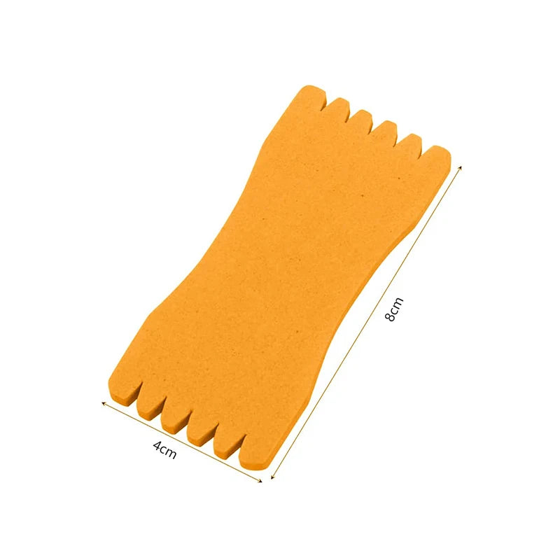 Fishing Line Winding Spools - 10 Pack Foam Rig Holders & Line Accessories (Random Colors)