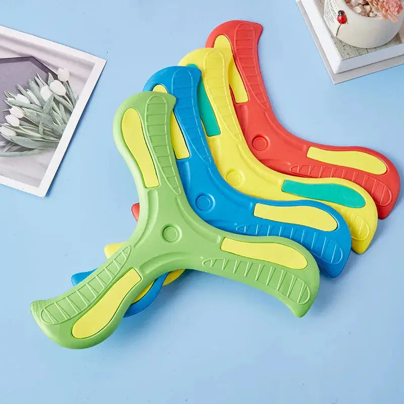 Boomerang Soft Three-Leaf Cross - Outdoor Toy Flying Disc