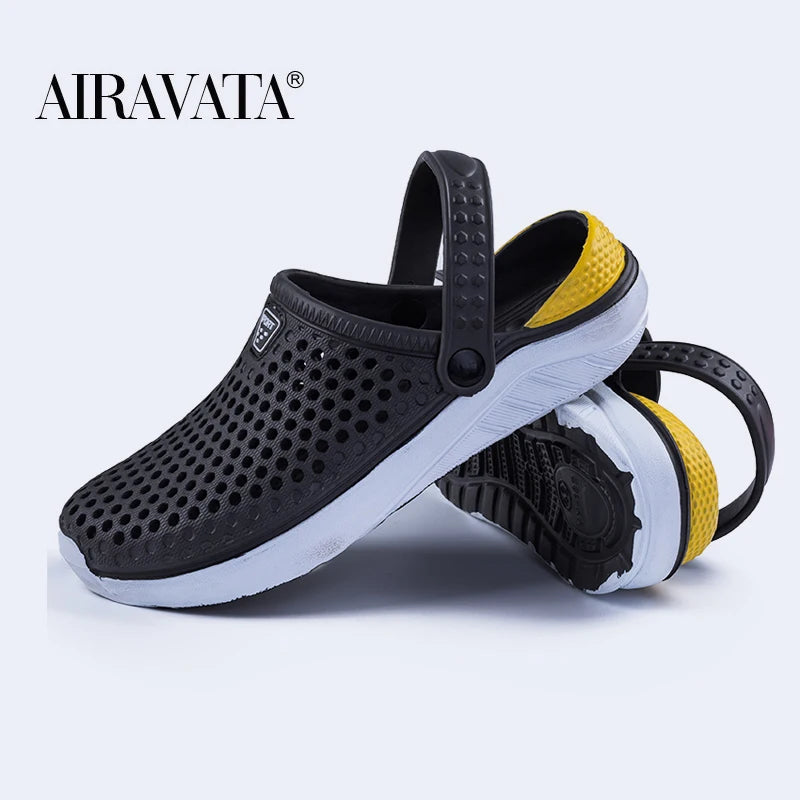 Waterproof Anti-Slip Beach Sandals - Unisex Thick Sole Flip Flops for Men & Women