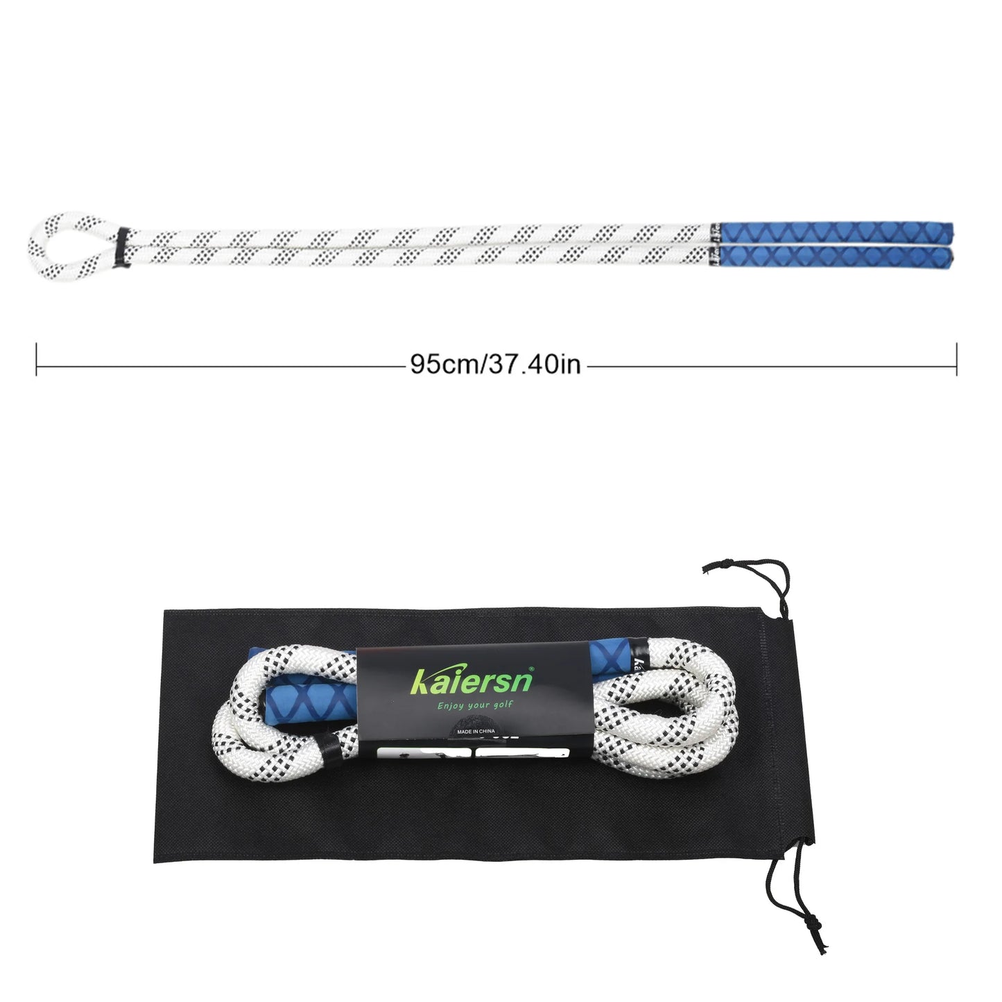 Portable Golf Swing Trainer Rope for Practice - Perfect for Beginners and Golf Lovers - Ideal Birthday Gift