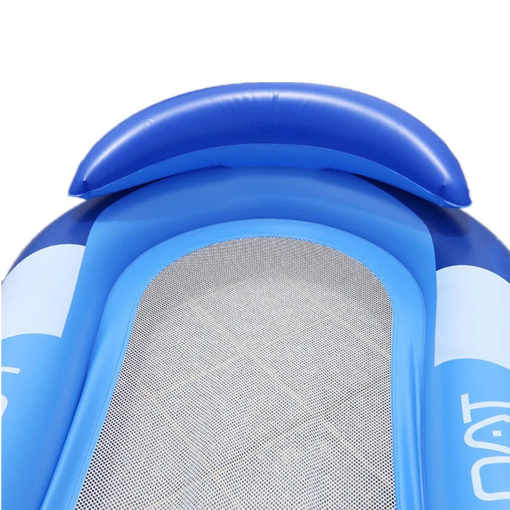 Women's Inflatable Pool Float - Water Hammock Air Mattress Lounge Bed for Swimming, Beach Recreation & Party Sports