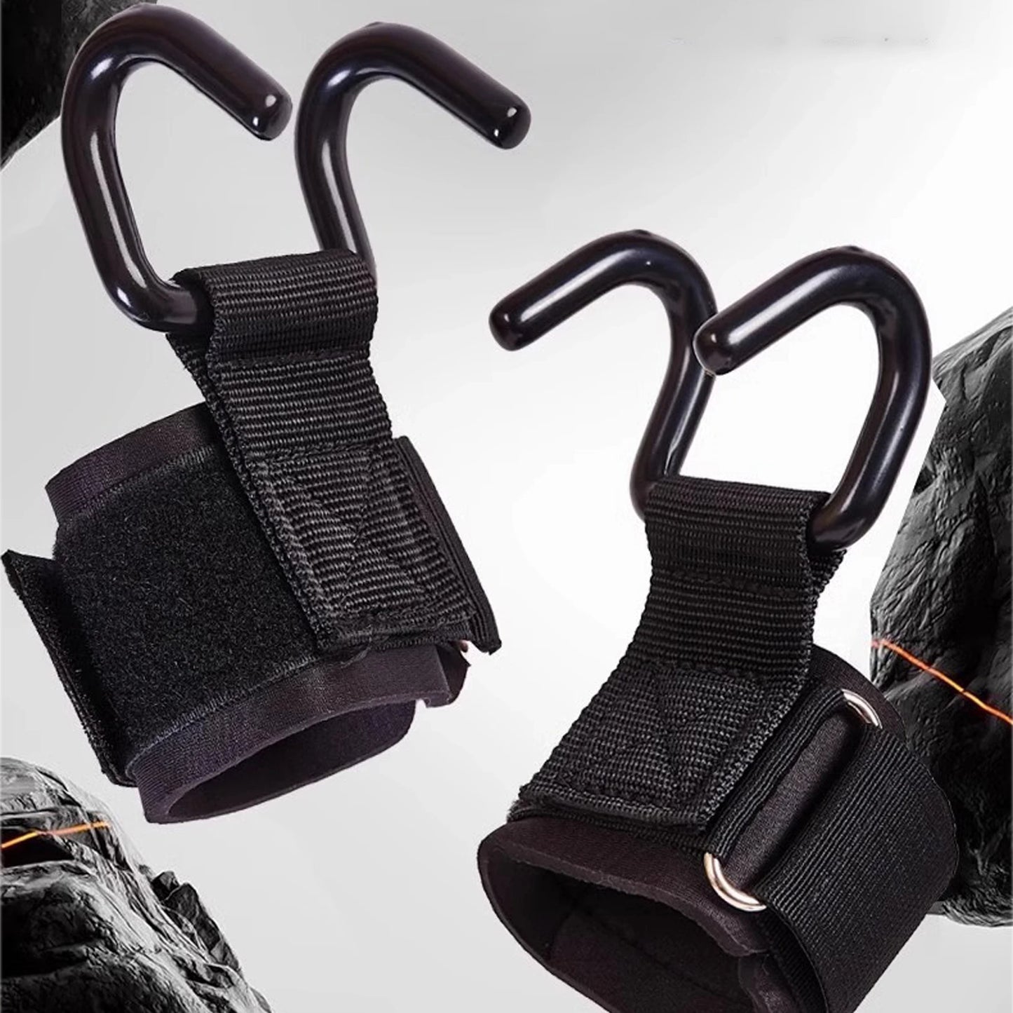 2-Pack Stainless Steel Heavy-Duty Wrist Hooks