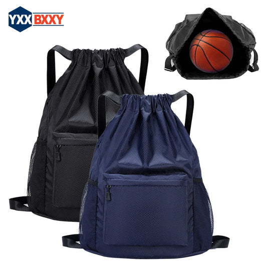 Lightweight Waterproof Drawstring Bag - Sports Cinch Sack for Gym, Basketball & Travel for Men & Women