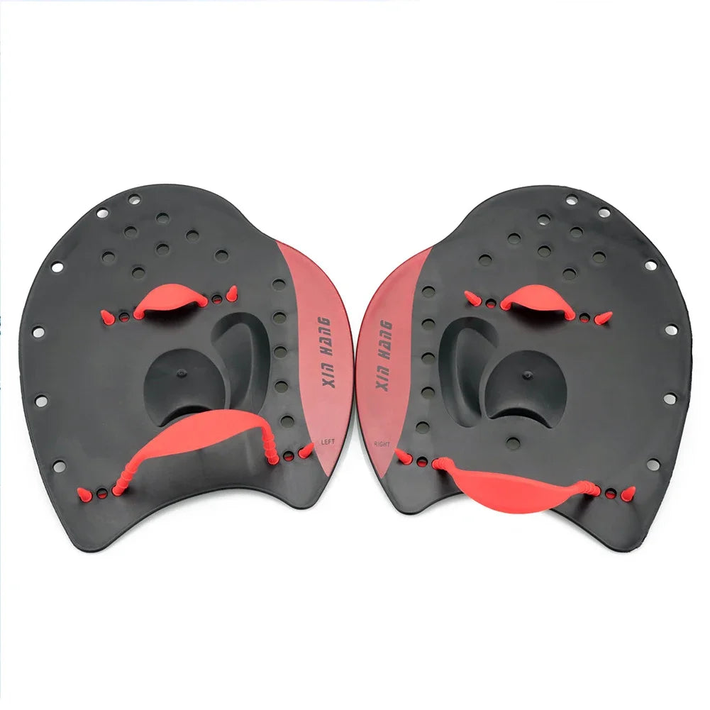 Swimming Training Hand Paddles & Webbed Gloves - Water Sport Fins Flippers for Adults & Children