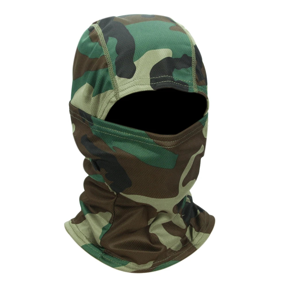 Multi-Sport Camouflage Face Mask - Full Coverage Balaclava for Cycling, Hunting, Hiking, Skiing & Motorcycle Riding