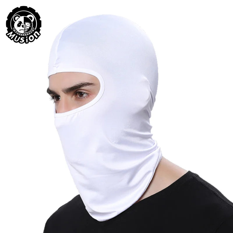 Breathable Mesh Motorcycle Balaclava - Full Face Sun Protection Mask for Cycling, Airsoft & Bicycle