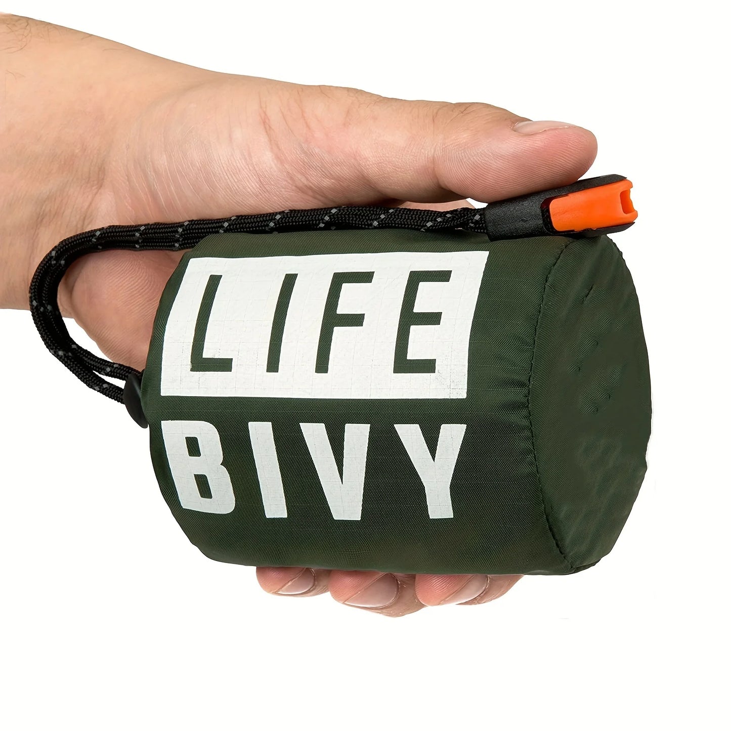 Emergency Survival Sleeping Bag - Waterproof Portable Thermal Mylar Blanket for Outdoor Camping & First Aid Rescue Kit