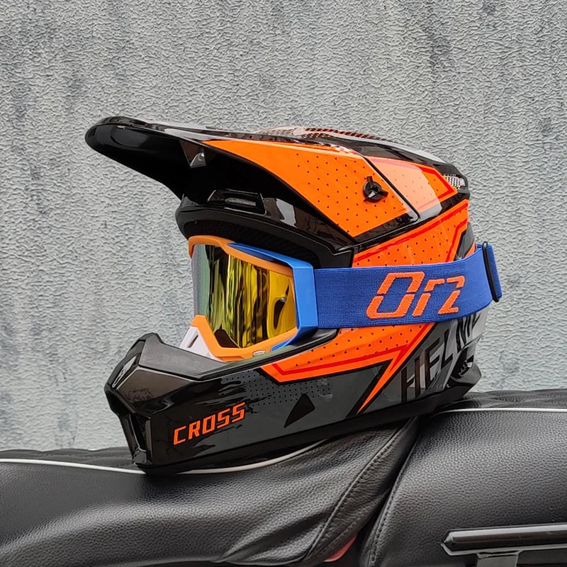 Full Face DH Motorcycle Helmet - Off-Road Racing Rally Bicycle Downhill Speed Helmet