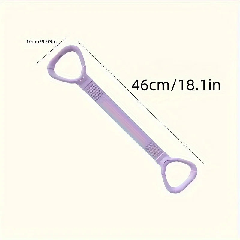 TPE Elastic Figure 8 Fitness Band - Full Body Resistance Strap for Strength Training, Yoga & Pilates Workouts