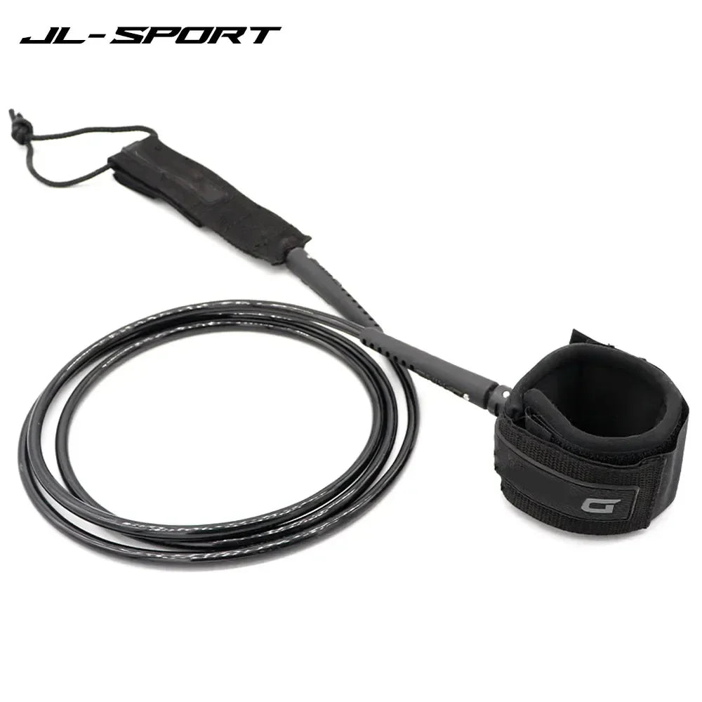 DK Brand Professional Surfboard Leash - 6-9FT Length, 7mm Thickness - Straight Foot Rope for Wind Surfing
