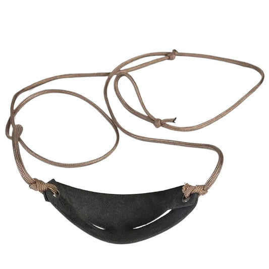 Traditional Leather Slingshot - Classic Throwing Sling for Outdoor Sports, Camping, Shooting, Hiking & Hunting