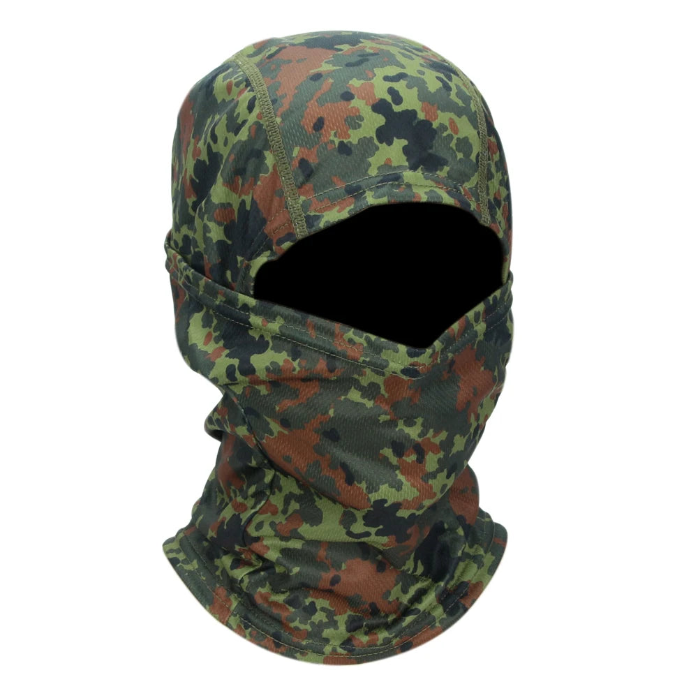 Multi-Sport Camouflage Face Mask - Full Coverage Balaclava for Cycling, Hunting, Hiking, Skiing & Motorcycle Riding