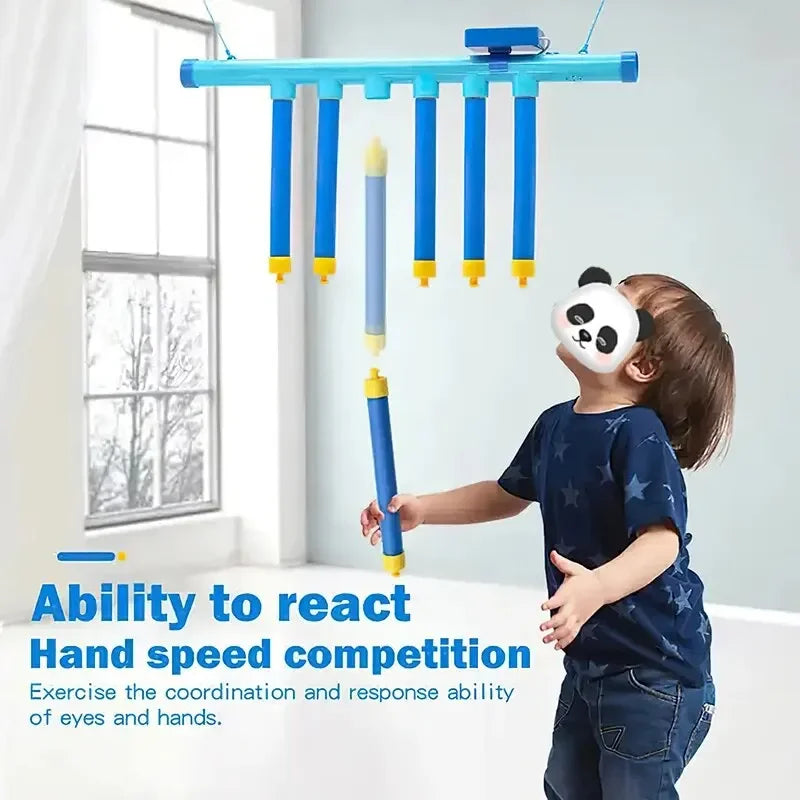 Pro Reaction Training Sticks - Athletic Performance Game for Kids & Adults - Hand-Eye Coordination Sports Trainer - Educational Parent-Child Interactive Challenge