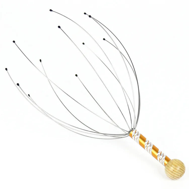 Stainless Steel Head Massager - Scalp Scratcher & Itch Reliever - Professional Quality