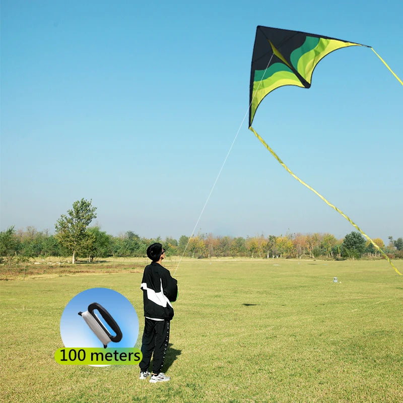 Yongjian Large Beach Delta Kite for Adults and Kids - Easy to Fly for Beginners