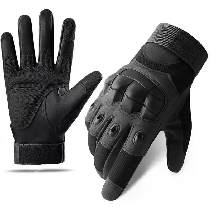 Tactical Touch Screen Gloves - Multi-Sport Protection for Motorcycle, Camping, Hiking, Rock Climbing, Hunting & Fitness