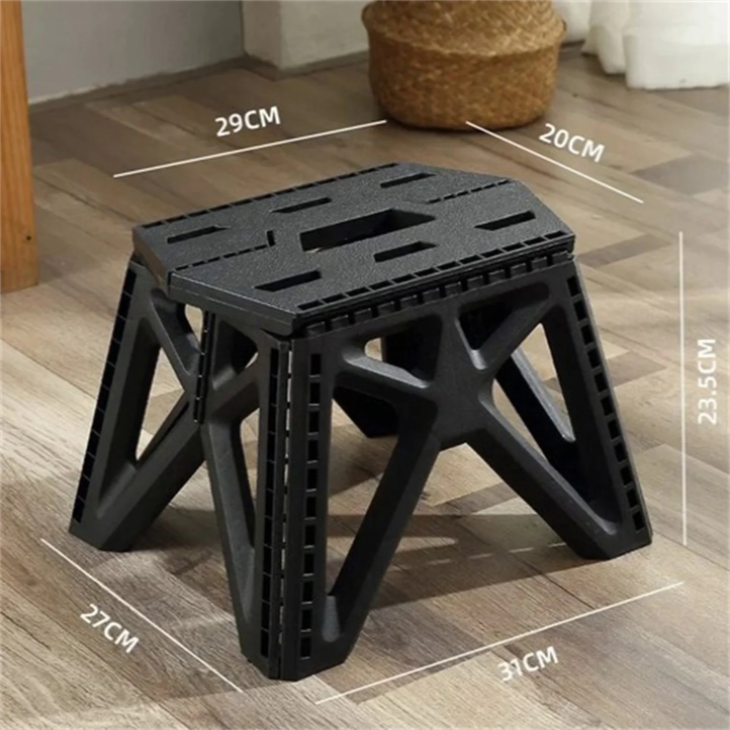 Portable Folding Camping Stool - High Load Bearing Outdoor Chair for Fishing, Beach & Camping
