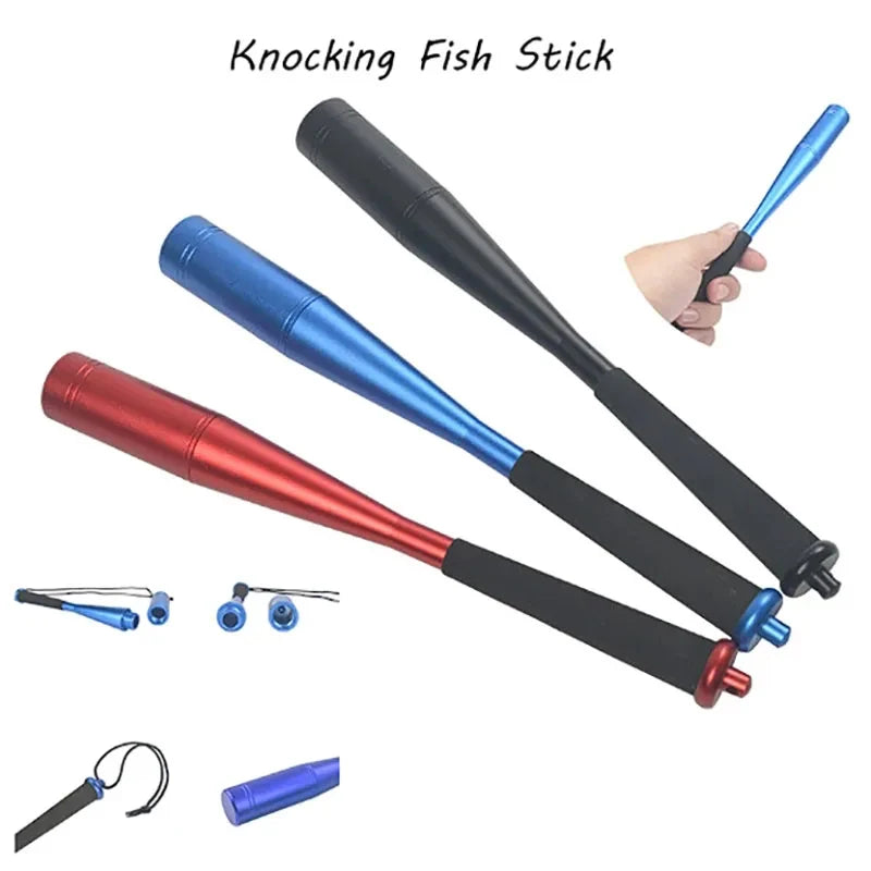 Professional Aluminum Alloy Fish Hammer - 24.7cm Fishing Priest with EVA Non-Slip Handle