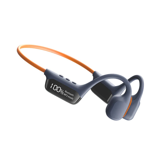 Waterproof Bone Conduction Headphones - Bluetooth 5.4 Wireless Earphones with 32GB MP3 Player for Swimming & Sports (IPX8 Rated)