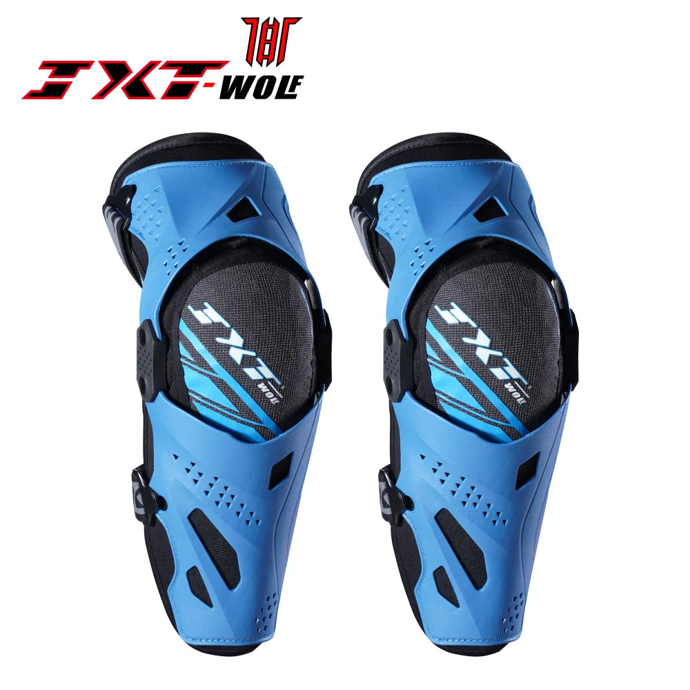 JXT WOLF Motorcycle Knee Pads - Four Season Anti-Fall Protection for Road and Cross-Country Biking